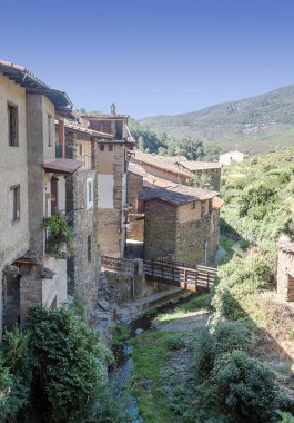 İspanya 'da Robledillo de Gata Köyü