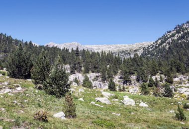 Pireneler 'deki Benasque vadisindeki dağlar