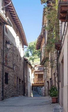 İspanya 'da Robledillo de Gata Köyü