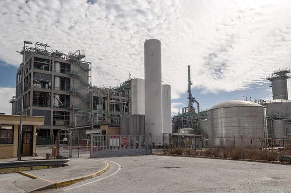 Fábricas Industriales Bahía Algeciras — Foto de Stock