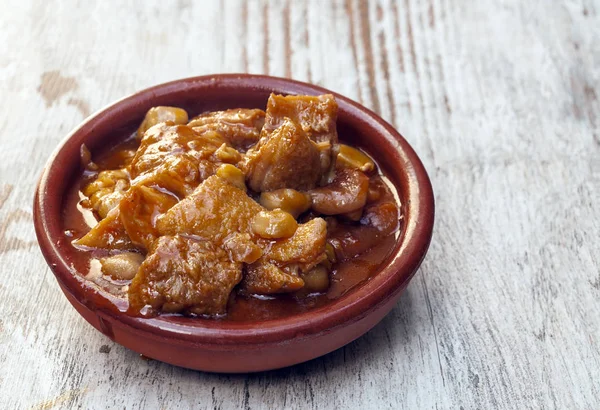 Spanische Callos Umgeben Von Rustikalem Hintergrund — Stockfoto