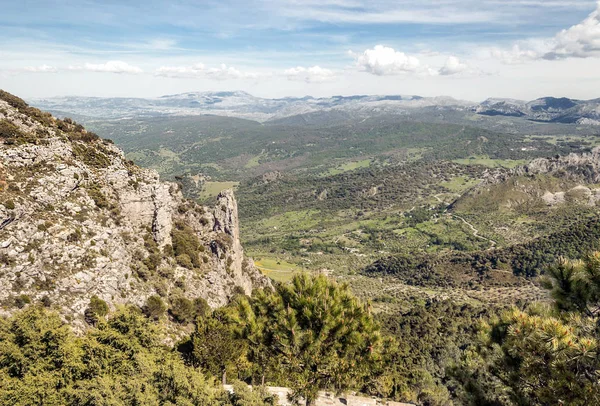 Montañas Día Soleado Sierra Grazalema España — Foto de Stock