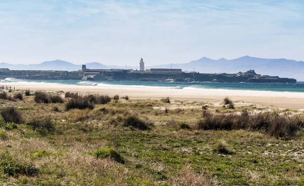 Strand Von Tarifa Andalusien — Stockfoto