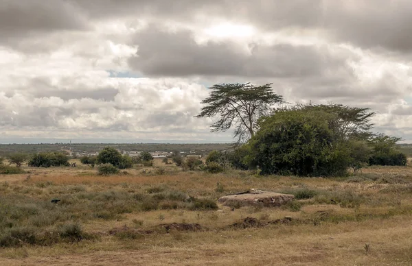 Kenya Mountains Cloudy Day — Stock Photo, Image