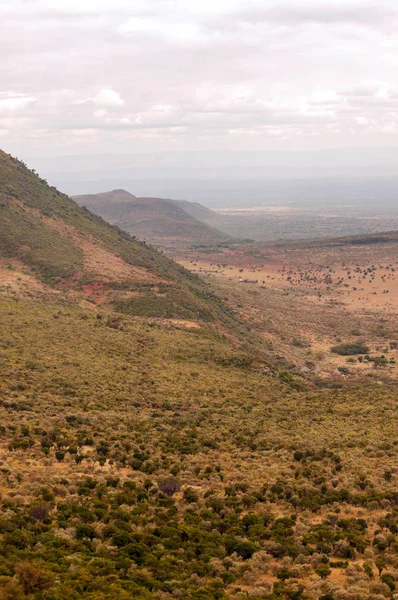 Kenia Bergen Een Bewolkte Dag — Stockfoto