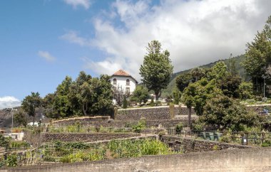 Bahçeleri, köy, La Orotava, güneşli bir günde Kanarya Adaları.