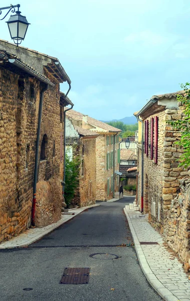 Vila Gordes França Dia Nublado — Fotografia de Stock