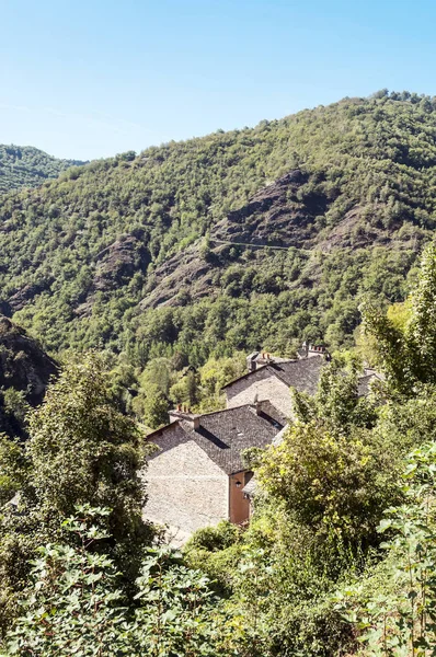 Bergen Alpen Van Frankrijk Een Bewolkte Dag — Stockfoto