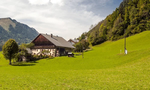 Montañas Los Alpes Francia Día Nublado —  Fotos de Stock