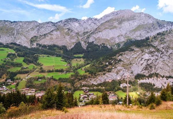 Hory Francouzských Alpách Zamračený Den — Stock fotografie