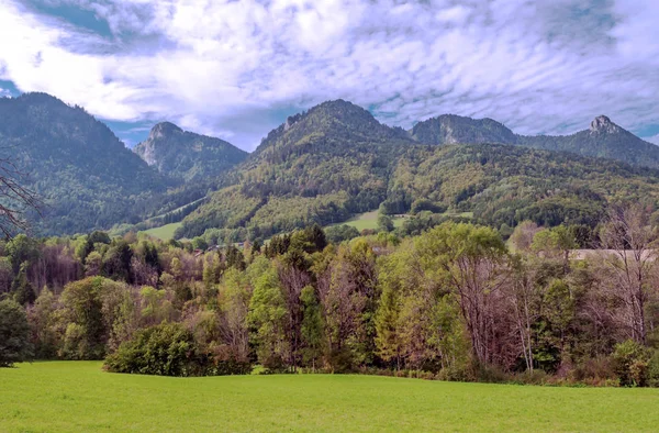 Hory Francouzských Alpách Zamračený Den — Stock fotografie