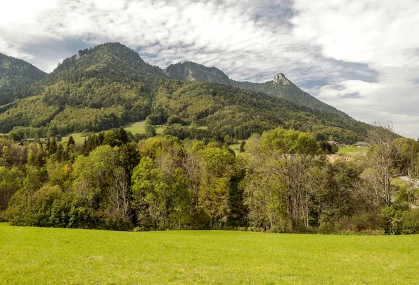 Hory Francouzských Alpách Zamračený Den — Stock fotografie