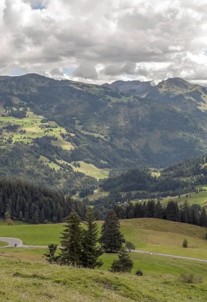 Гори Муррен Швейцарії Похмурий День — стокове фото