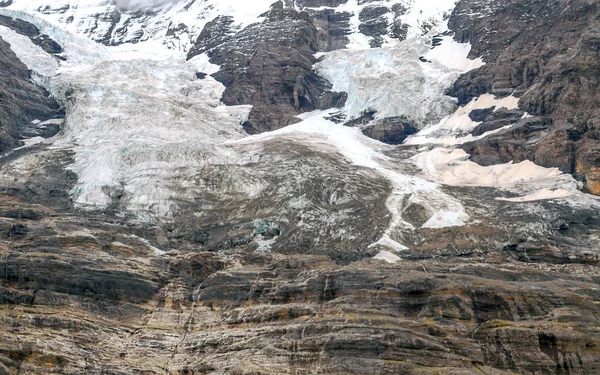 Montagnes Murren Suisse Par Une Journée Nuageuse — Photo