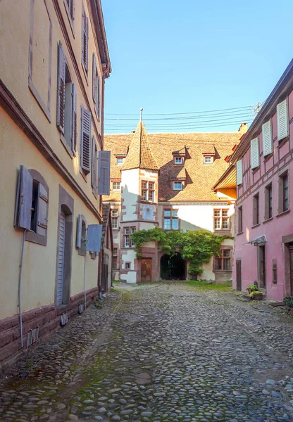 Street Colmar Alsace Northern France Sunny Day — Stock Photo, Image