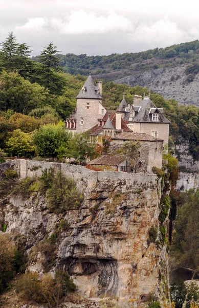 Rocamadour Sur Francia Día Nublado —  Fotos de Stock