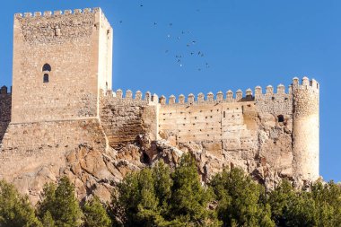 İspanya 'daki Almansa Kalesi