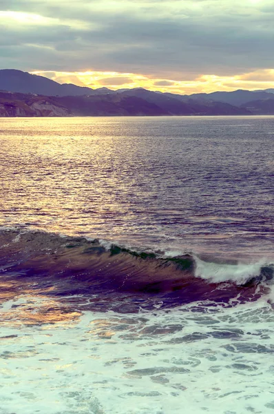 Kust Van San Sebastian Het Noorden Van Spanje Cantabrische Zee — Stockfoto