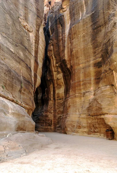 Ruinerna Den Antika Staden Petra Jordanien Petra Viktig Arkeologisk Plats — Stockfoto