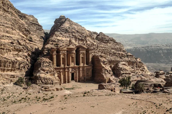 Ruinerna Den Antika Staden Petra Jordanien Petra Viktig Arkeologisk Plats — Stockfoto