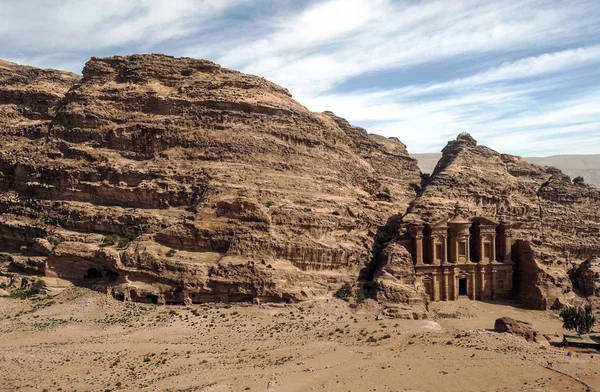 Ruinerna Den Antika Staden Petra Jordanien Petra Viktig Arkeologisk Plats — Stockfoto