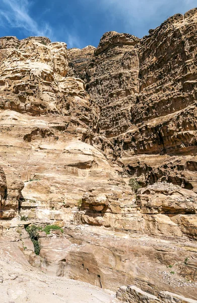 Ruïnes Van Oude Stad Petra Jordanië Petra Een Belangrijke Archeologische — Stockfoto