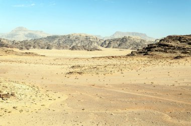 Ürdün 'de WADI RUM Çölü