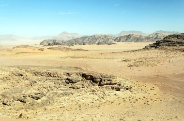 Ürdün 'de WADI RUM Çölü
