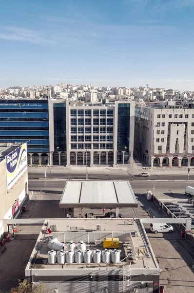 Rascacielos Ammán Jordania Día Soleado — Foto de Stock