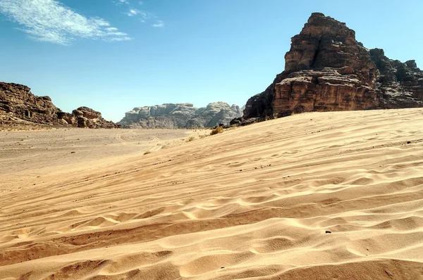 Wadi Rum Öknen Jordanien — Stockfoto