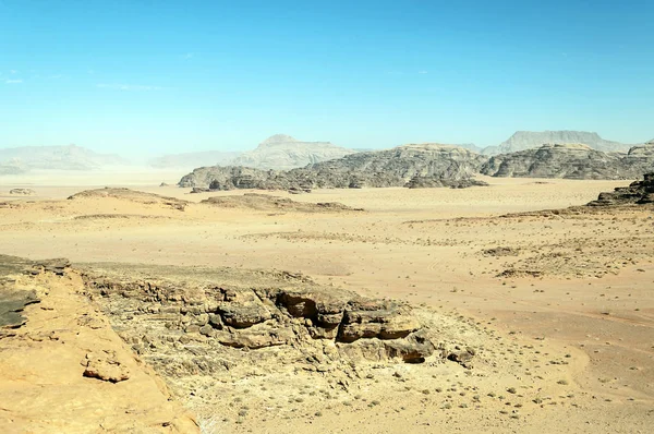 Pustynia Wadi Rum Jordanii — Zdjęcie stockowe