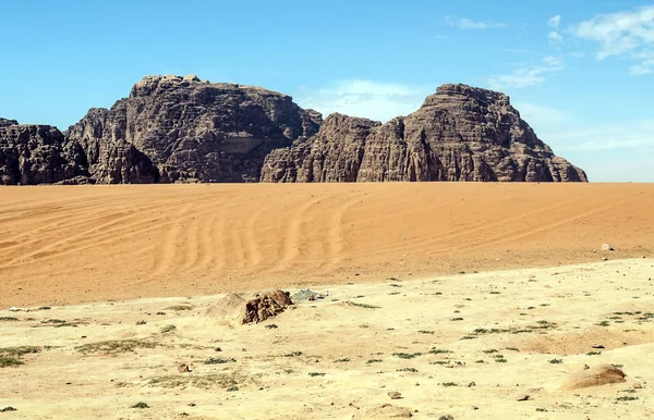 Пустыня Вади Рум Иордании — стоковое фото