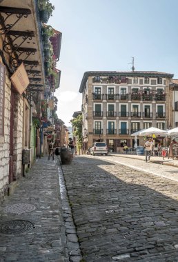 Hondarribia, Bask ülke, İspanya. Hondarribia bir şehir ve Belediye Bask Ülkesi, İspanya,'Guipzcoa il aşırı kuzeydoğusunda yer alan.