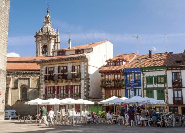 Hondarribia, Bask ülke, İspanya. Hondarribia bir şehir ve Belediye Bask Ülkesi, İspanya,'Guipzcoa il aşırı kuzeydoğusunda yer alan.