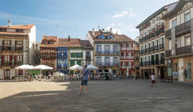 Hondarribia, Bask ülke, İspanya. Hondarribia bir şehir ve Belediye Bask Ülkesi, İspanya,'Guipzcoa il aşırı kuzeydoğusunda yer alan.