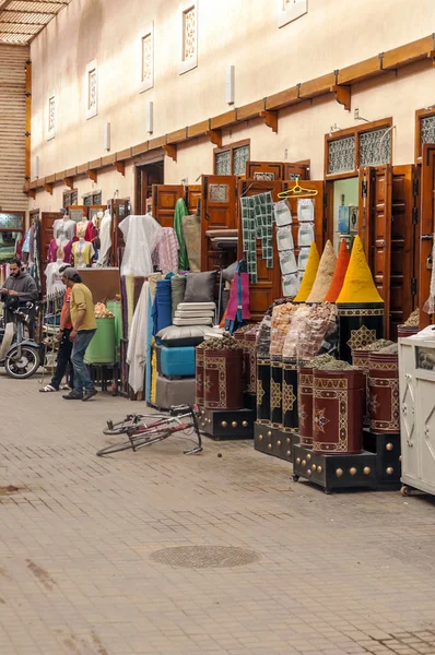 Marakeş Fas Temmuz 2015 Bunlar Aracılığıyla Anonim Insanlar Ile Marrakesh — Stok fotoğraf