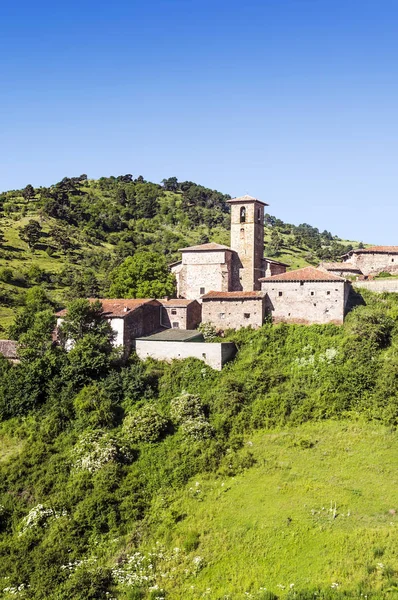 Dorf Frias Der Spanischen Provinz Burgos Einem Sonnigen Tag — Stockfoto