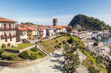 ZARAUZ PAIS VASCO, SPAIN.Zarauz is a town and municipality located in the eastern part of the Urola Costa region, in the province of Guipzcoa, an autonomous community of the Basque Country.  clipart