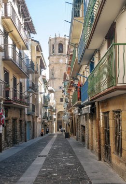 Zarauz Pais Vasco, Spain.Zarauz, bir kasaba ve Belediye Bask Ülkesi otonom bir Urola Costa bölgede Guipzcoa ili doğu kesiminde bulunan. 