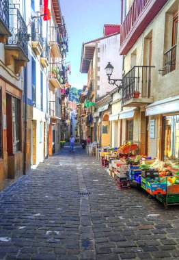 Zarauz Pais Vasco, Spain.Zarauz, bir kasaba ve Belediye Bask Ülkesi otonom bir Urola Costa bölgede Guipzcoa ili doğu kesiminde bulunan. 