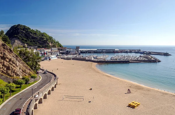 Zarauz Pais Vasco Spain Zarauz Miasto Gmina Położone Wschodniej Części — Zdjęcie stockowe