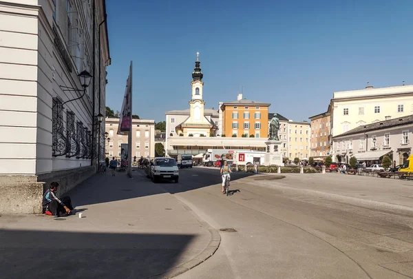 Salzburgo Austria Septiembre 2015 Salzburgo Cuarta Ciudad Más Poblada Austria —  Fotos de Stock