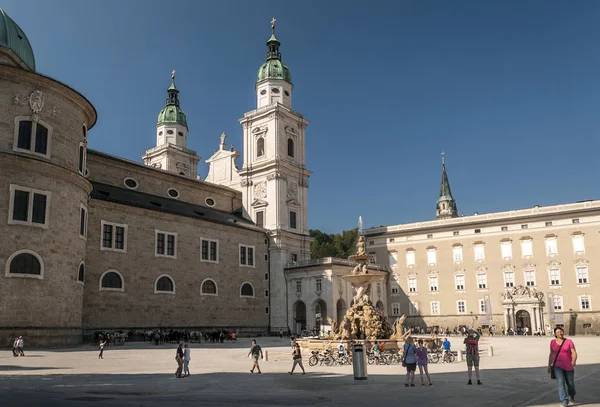 Salzburg Rakousko Září 2015 Salzburg Čtvrté Největší Město Rakousku Hlavní — Stock fotografie