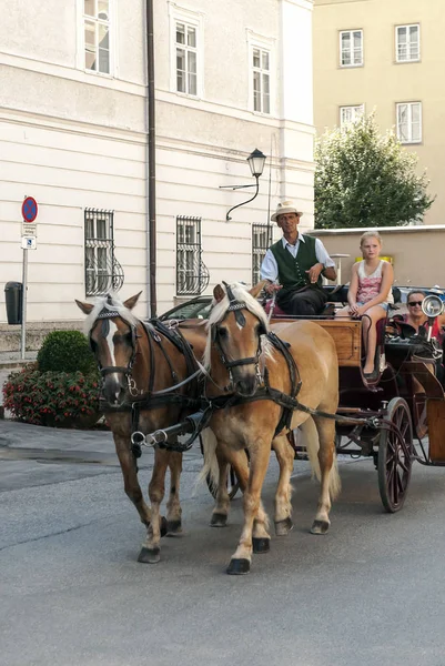 Salzbourg Autriche Septembre 2015 Salzbourg Est Quatrième Ville Peuplée Autriche — Photo