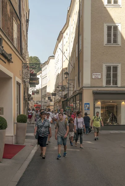Salzburg Austria September 2015 Salzburg Fourth Most Populous City Austria — Stock Photo, Image