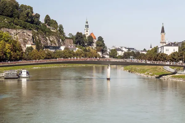 Salzburg Österrike September 2015 Salzburg Den Fjärde Mest Folkrika Staden — Stockfoto