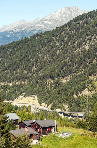 Montañas Los Alpes Austríacos Día Soleado — Foto de Stock