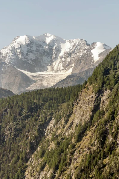 Montagnes Dans Les Alpes Autrichiennes Par Une Journée Ensoleillée — Photo