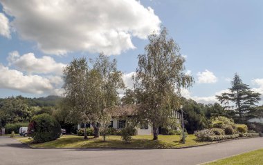 Stein bir Rhein İsviçre İsviçre Alpleri'nde dağlar güneşli bir günde.