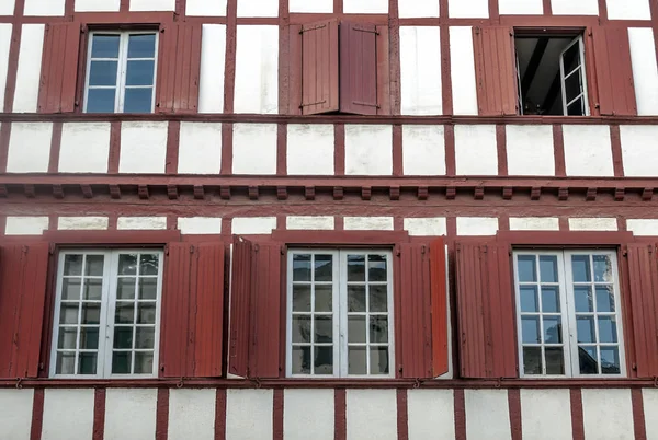 Ventanas Las Fachadas Las Casas Steim Reim —  Fotos de Stock